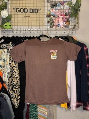 Osaka Graphic Brown Short Sleeve Tee